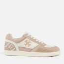 Tory Burch Women's Clover Leather and Suede Trainers - UK 6