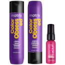 Matrix Color Obsessed Shampoo 300ml, Conditioner 300ml + Mini Miracle Creator 30ml Bundle For Coloured Hair (Worth £27.30)