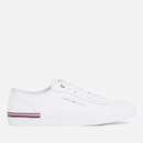 Tommy Hilfiger Men's Vulcanized Leather and Faux Leather Trainers - UK 7