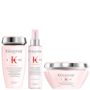 Kérastase Genesis Trio Set: Bain Nutri-Fortifiant 250ml, Masque Reconstituant 200ml & Defense Thermique 150ml