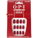 OPI xPRESS/ON French Press Press on Nails for Gel-Like Salon Manicure - Big Apple Red