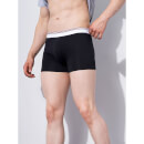 Celio Stretch Cotton Blend Solid Black Knitted Boxer MIKE XL