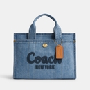 Coach Denim Cargo Logo-Embroidered Denim Tote Bag Coach Denim Cargo Logo-Embroidered Denim Tote Bag