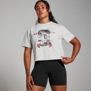 MP Women's Origin Graphic Boxy Crop Top Grey Marl - L MP Women's Origin Graphic Boxy Crop Top Grey Marl - L