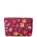 Elizabeth Scarlett Wildflower Dry Rose Velvet Everyday Pouch