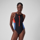 High neck zip up swimsuit online