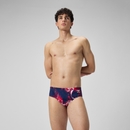 Men's Lunar Storm Brief - Lunar Navy Red | Size 32