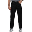 Men's Black Solid Straight Fit Cotton Twill Denim and Stay Black Jeans RONEROIIN15 34