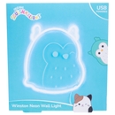 Squishmallows Character Neon Wall Light - Winston the Owl