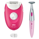 Braun Silk-épil Epilators Series 3 Corded Epilator 3-202 Raspberry