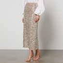 Never Fully Dressed Dorris Sequinned Midi Skirt - UK 6