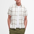 Barbour Heritage Croft Checked Linen-Blend Overshirt - M