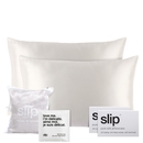 Slip Queen White Pillowcase and Delicates Washbag Duo (Worth £178.00)