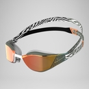 Verspiegelte Fastskin Hyper Elite Schwimmbrille Landgrün/Schwarz/Nektarine/Weiß - One Size