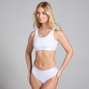 MP Women's Mid Rise Bikini Brief (3 Pack) - White - L MP Women's Mid Rise Bikini Brief (3 Pack) - White - L