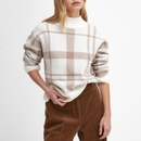 Barbour Deanna Jacquard-Check Knit Jumper - UK 14 Barbour Deanna Jacquard-Check Knit Jumper - UK 14