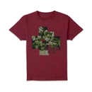 Green Day Faces Poster Unisex T-Shirt - Burgundy