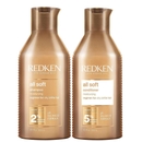 Redken Duo: All Soft Shampoo 300ml & Conditioner 300ml