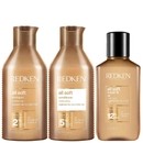 Redken Bundles Trio: All Soft Shampoo 300ml, Conditioner 300ml & Argan-6 Oil 111ml