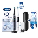 Oral-B iO 8 Elektrische Tandenborstel Wit & Zwart + 10 Opzetborstels