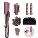 Shark Beauty FlexFusion Straight 5-in-1 Air and Ceramic Styling, Drying & Straightening System with Storage Case - Cosmic Blush