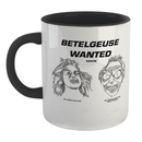 Beetlejuice Wanted Poster Mug - Black Beetlejuice Wanted Poster Mug - Black
