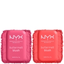 NYX Professional Makeup Buttermelt Powder Blush up to 12H Wear - Had Butta & Getting Butta Blush Bundle