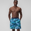 Short de bain Bondi imprimé 50 cm, hommes, bleu - XL