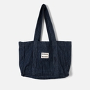 Damson Madder Women's Damson Denim Pinstripe Tote Bag - Navy