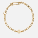 Tory Burch Good Luck Chain Link 18k Gold-Plated Bracelet