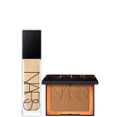 NARS Natural Longwear Foundation Deauville and NARS Laguna Bronzing Powder