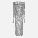 Rotate Birger Christensen Sequinned Jersey Midi Dress - DK 34/UK 6 Rotate Birger Christensen Sequinned Jersey Midi Dress - DK 34/UK 6