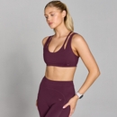 MP Women's Velocity Double Layer Sports Bra - Port - XS MP Women's Velocity Double Layer Sports Bra - Port - XS