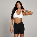 MP Women's Tempo Halterneck Open Back Sports Bra - White - XS MP Women's Tempo Halterneck Open Back Sports Bra - White - XS