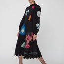 Stella Nova Bead Embellished Cotton Midi Dress - DK 36/UK 10 Stella Nova Bead Embellished Cotton Midi Dress - DK 36/UK 10