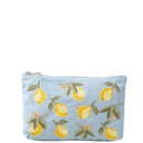 Elizabeth Scarlett Lemon Blossom French Blue Cotton Everyday Pouch Elizabeth Scarlett Lemon Blossom French Blue Cotton Everyday Pouch