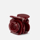 SUI AVA Rosie Mini Claw Clip - Burgundy