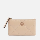 Tory Burch Kira Quilted Pavé Logo Leather Card Case Tory Burch Kira Quilted Pavé Logo Leather Card Case