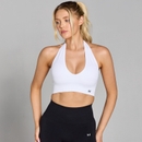 MP Women's Tempo Seamless Halterneck Bra - White - XS
