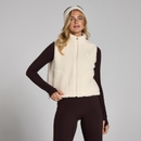 MP Women's Borg Cropped Gilet - Soft Cream - XS