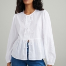 Nobody's Child Bernice Cotton-Cloqué Blouse - UK 6 Nobody's Child Bernice Cotton-Cloqué Blouse - UK 6