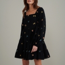 Nobody's Child Whitley Floral-Embroidered Cotton Mini Dress - UK 6 Nobody's Child Whitley Floral-Embroidered Cotton Mini Dress - UK 6