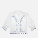 Seventy + Mochi Western Sophia Cotton-Poplin Blouse - L Seventy + Mochi Western Sophia Cotton-Poplin Blouse - L