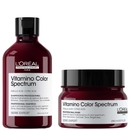 L'Oréal Professionnel Vitamino Color Spectrum Shampoo 300ml and Rinse Off Hair Mask 250ml Bundle for Coloured Hair L'Oréal Professionnel Vitamino Color Spectrum Shampoo 300ml and Rinse Off Hair Mask 250ml Bundle for Coloured Hair