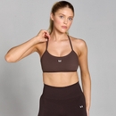 MP Women's Tempo Strappy Back Sports Bra - Chocolate - L