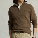 Polo Ralph Lauren Cotton-Jersey Half-Zip Jumper - S Polo Ralph Lauren Cotton-Jersey Half-Zip Jumper - S