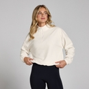 MP Women's Funnel Neck 1/4 Zip Fleece - Soft Cream - S