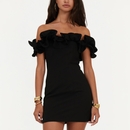 ROTATE Birger Christensen Ruffle Crepe Mini Dress - UK 14 ROTATE Birger Christensen Ruffle Crepe Mini Dress - UK 14