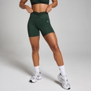 MP Women's Tempo Ruched Front Shorts - Dark Emerald - XS MP Women's Tempo Ruched Front Shorts - Dark Emerald - XS