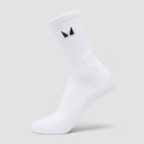 MP Unisex Crew Socks (1 Pack) - White - UK 2-5 MP Unisex Crew Socks (1 Pack) - White - UK 2-5
